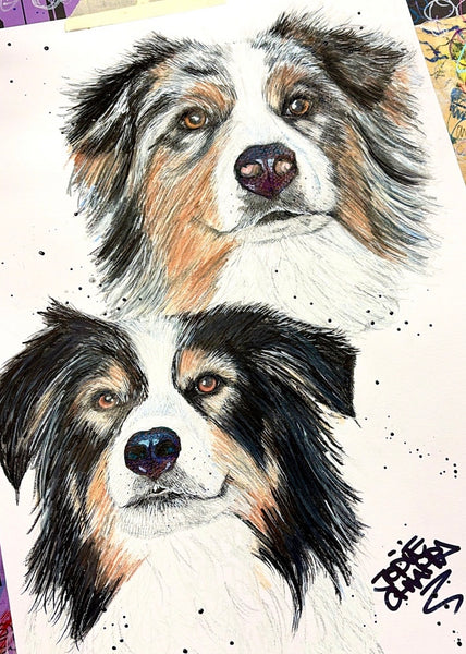 Dog Portrait (2 dogs)