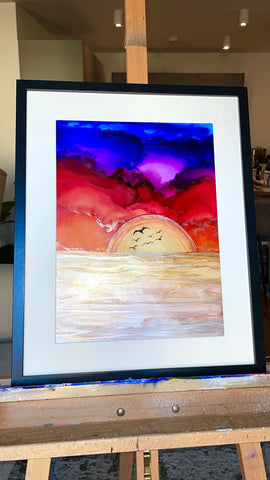 Late sunset (A3)