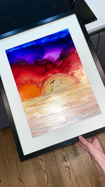 Late sunset (A3)