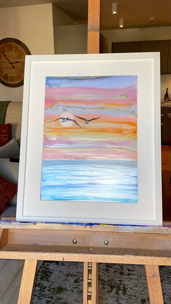 Happy Seagulls (A3)