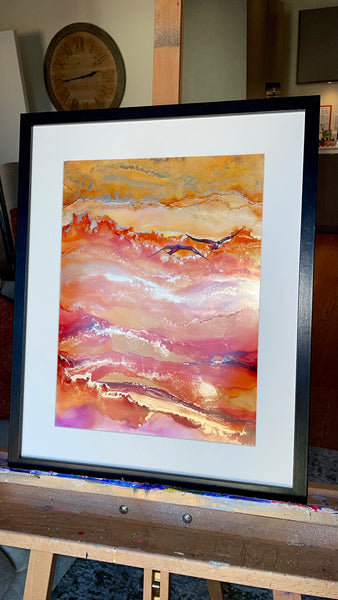 Sunset Seagull  (A3)