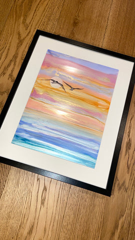 Happy Seagulls (A3)
